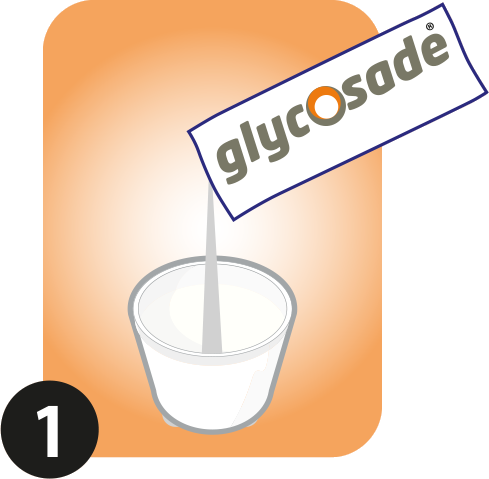 Adding Glycosade to a bowl