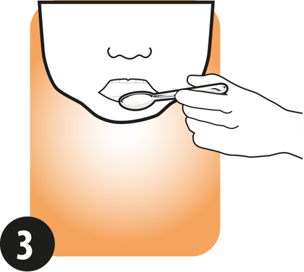Eating a spoonful