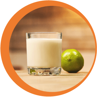Glass of Lemon and Lime Zing