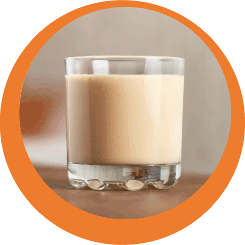 Glass of Caramel Crème Shake