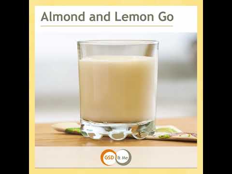 Glass of Almond and Lemon Go