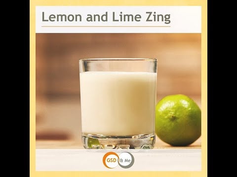 Glass of Lemon and Lime Zing