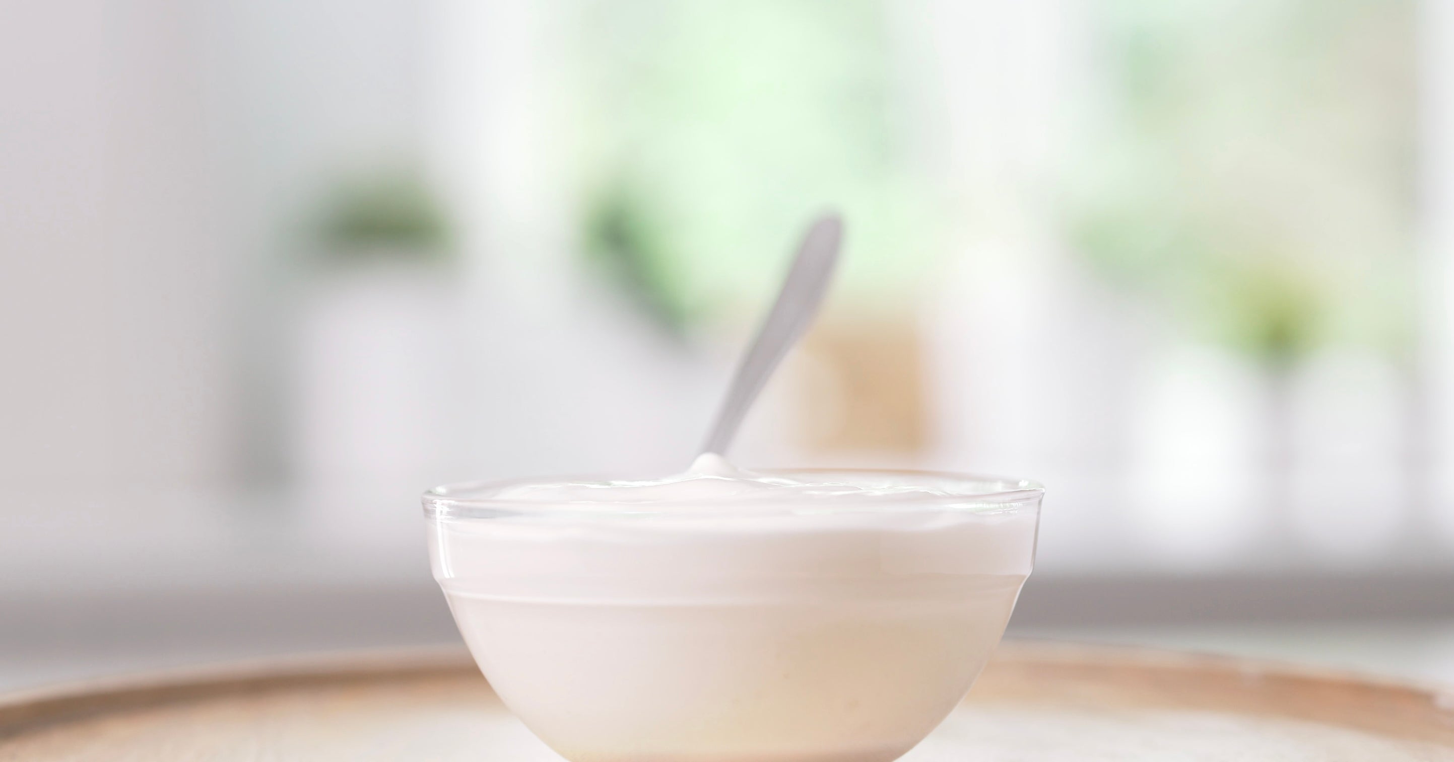 Glass of Strawberry Yoghurt